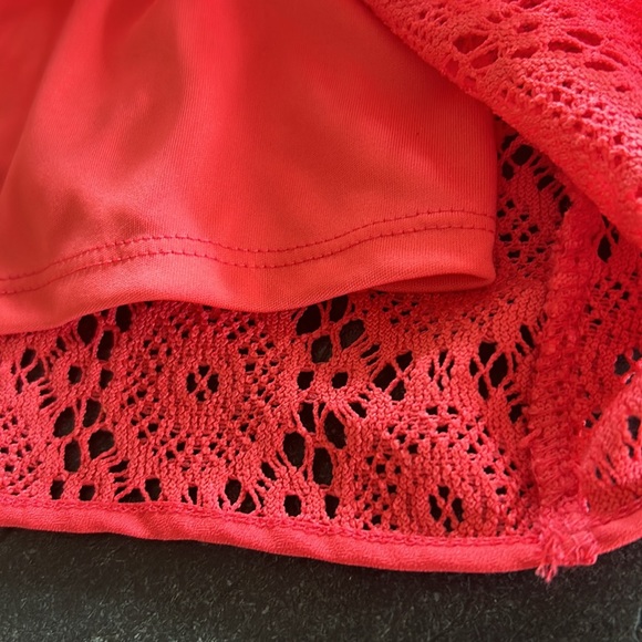 Lilly Pulitzer CORAL Crochet Knit “Topanga Breakers” Dress US XL - EUC - Picture 8 of 10